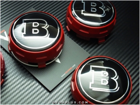Mercedes BRABUS Logo Amblem Jant Göbeği Göbek Kapak Seti
