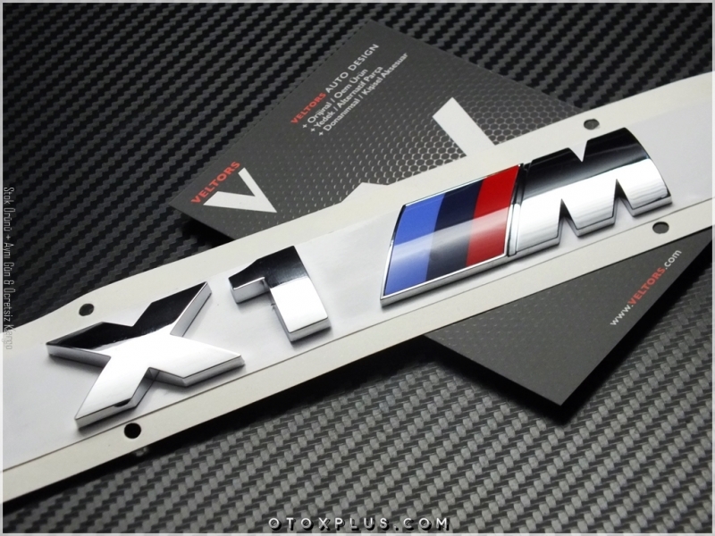 BMW X1 Serisi M X1 Bagaj Yazı Logo Amblem Seti