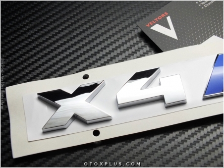 BMW X4 Serisi M X4 Bagaj Yazı Logo Amblem Seti