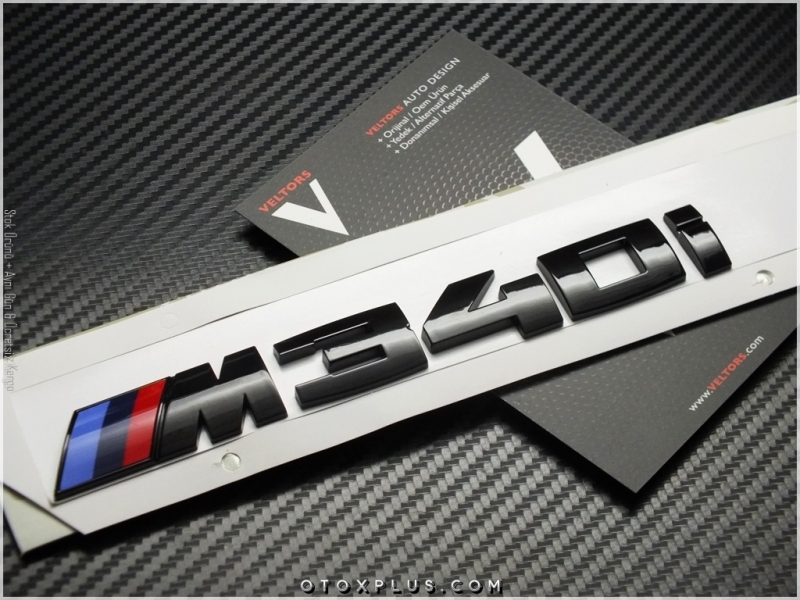 BMW Black / Siyah M 340 i / M340 i Bagaj Yazı Logo Amblem BMW Black / Siyah M 340 i / M340 i Bagaj Yazı Logo Amblem