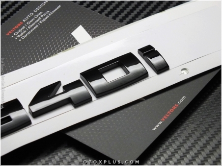 BMW Black / Siyah M 340 i / M340 i Bagaj Yazı Logo Amblem