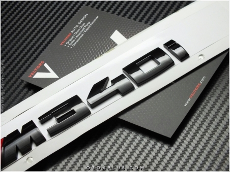 BMW Black / Siyah M 340 i / M340 i Bagaj Yazı Logo Amblem