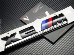 BMW X2 Black / Siyah M Competition Bagaj Logo Amblem Seti