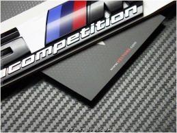 BMW Black / Siyah X5 M Competition Bagaj Logo Amblem Seti