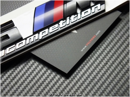 BMW Black / Siyah X5 M Competition Bagaj Logo Amblem Seti