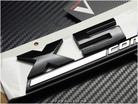BMW Black / Siyah X5 M Competition Bagaj Logo Amblem Seti