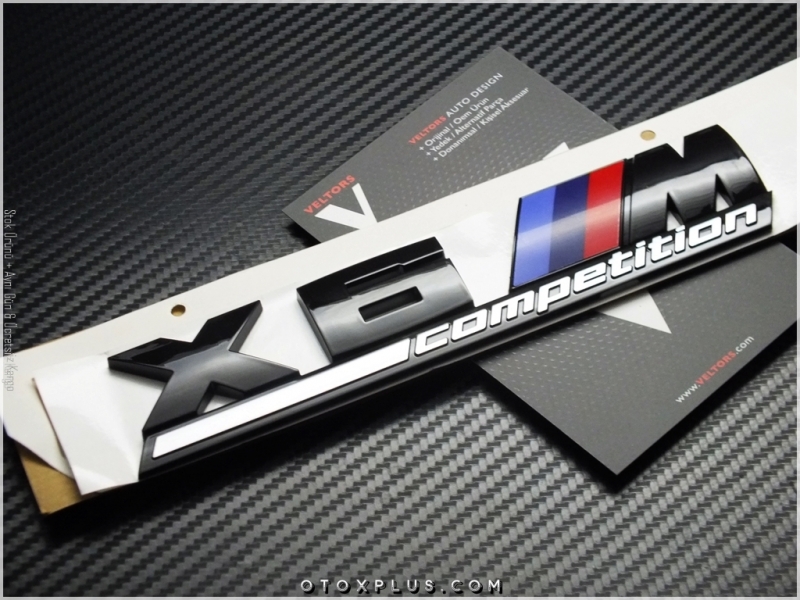 BMW Black / Siyah X6 M Competition Bagaj Logo Amblem Seti BMW Black / Siyah X6 M Competition Bagaj Logo Amblem Seti