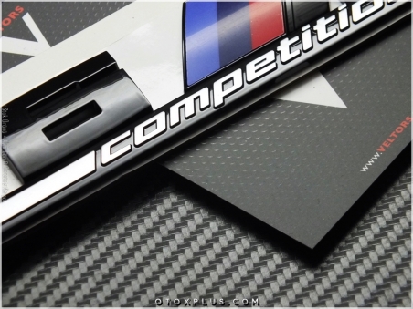 BMW Black / Siyah X6 M Competition Bagaj Logo Amblem Seti