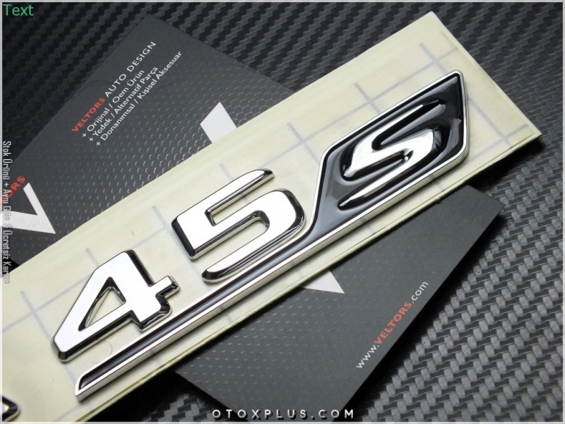 Mercedes CLA Class CLA 45 S / CLA45 S Bagaj Yazı Logo Amblem Seti
