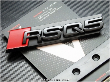 Audi Q5 RSQ5 / RS Q5 Piano Black / Parlak Siyah Ön Izgara Logo Amblem