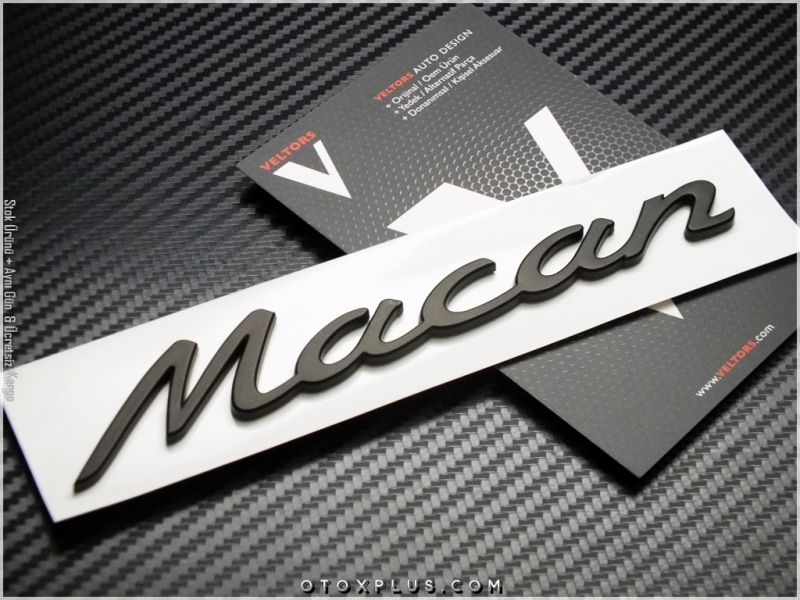 Porsche Macan Bagaj Yazı Logo Amblem Porsche Macan Bagaj Yazı Logo Amblem