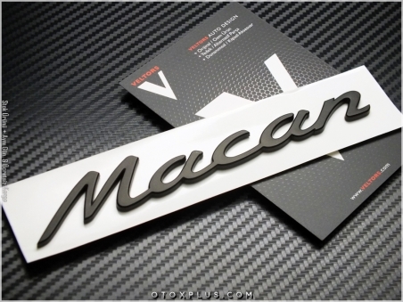 Porsche Macan Bagaj Yazı Logo Amblem