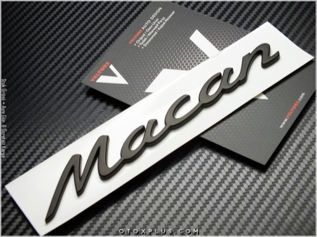 Porsche Macan Bagaj Yazı Logo Amblem