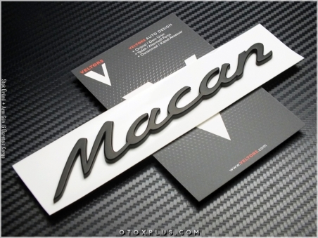 Porsche Macan Bagaj Yazı Logo Amblem