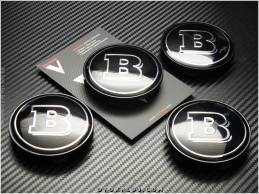 Mercedes BRABUS Logo Amblem Jant Göbeği Göbek Kapak Seti Mercedes BRABUS Logo Amblem Jant Göbeği Göbek Kapak Seti