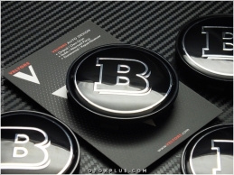 Mercedes BRABUS Logo Amblem Jant Göbeği Göbek Kapak Seti Mercedes BRABUS Logo Amblem Jant Göbeği Göbek Kapak Seti