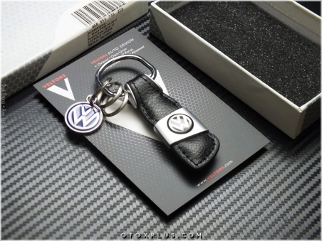 VW Logo Amblem Özel Deri Anahtarlık