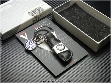 VW Logo Amblem Özel Deri Anahtarlık