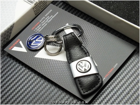 VW Logo Amblem Özel Deri Anahtarlık