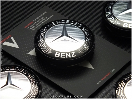 Mercedes Logo Amblem Jant Göbeği Göbek Kapak Seti