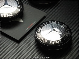 Mercedes Logo Amblem Jant Göbeği Göbek Kapak Seti