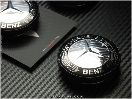 Mercedes Logo Amblem Jant Göbeği Göbek Kapak Seti