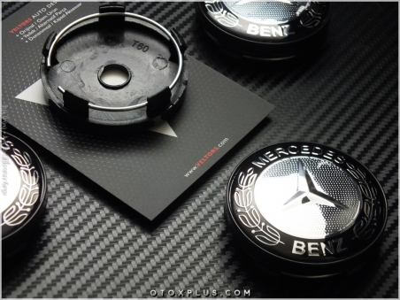 Mercedes Logo Amblem Jant Göbeği Göbek Kapak Seti