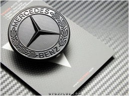 Mercedes Glossy Black / Parlak Siyah Kaput Yıldız Logo Amblem