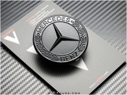 Mercedes Glossy Black / Parlak Siyah Kaput Yıldız Logo Amblem