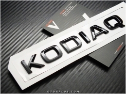Skoda Parlak Siyah / Piano Black KODIAQ Bagaj Yazı Logo Amblem
