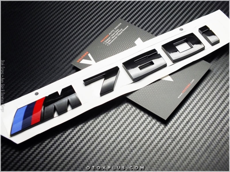 BMW Glossy Black / Parlak Siyah M 760 i / M760i Bagaj Yazı Logo Amblem BMW Glossy Black / Parlak Siyah M 760 i / M760i Bagaj Yazı Logo Amblem
