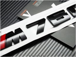 BMW Glossy Black / Parlak Siyah M 760 i / M760i Bagaj Yazı Logo Amblem BMW Glossy Black / Parlak Siyah M 760 i / M760i Bagaj Yazı Logo Amblem