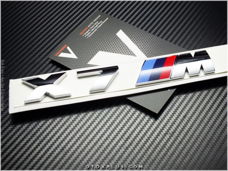 BMW X7 Serisi M X7 Bagaj Yazı Logo Amblem Seti