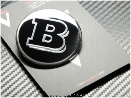 Mercedes W470 X Class BRABUS Kaput Logo Amblem