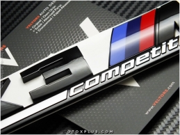BMW Black / Siyah X3 M Competition Bagaj Logo Amblem Seti