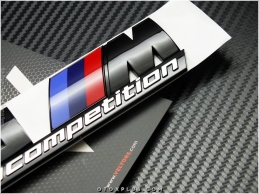 BMW Black / Siyah X3 M Competition Bagaj Logo Amblem Seti