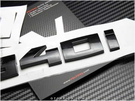 BMW X3 Glossy Black / Parlak Siyah X3 M 340 i / M340 i Bagaj Yazı