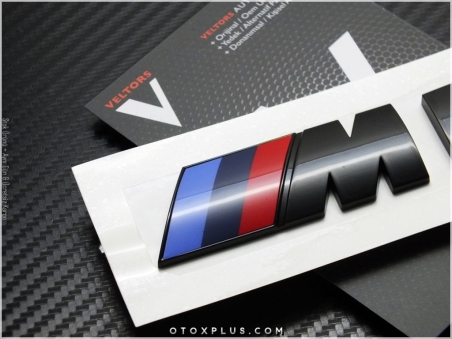 BMW Glossy Black / Parlak Siyah M6 Bagaj Yazı Logo Amblem