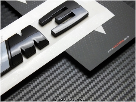 BMW Glossy Black / Parlak Siyah M3 Bagaj Yazı Logo Amblem