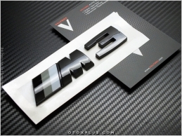 BMW Glossy Black / Parlak Siyah M3 Bagaj Yazı Logo Amblem