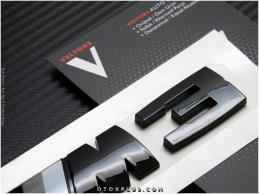 BMW Glossy Black / Parlak Siyah M3 Bagaj Yazı Logo Amblem