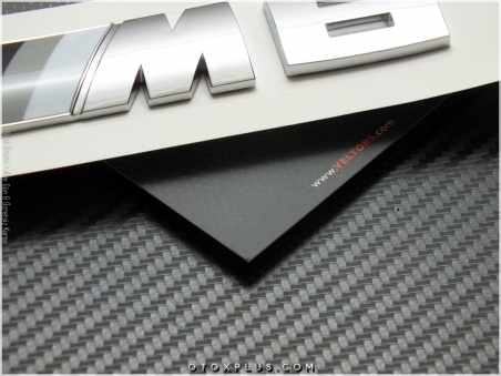 BMW Gri Siyah Beyaz M6 Bagaj Yazı Logo Amblem