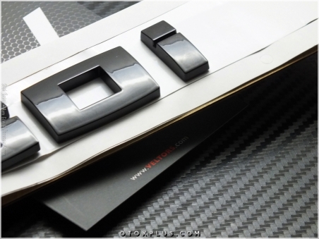 BMW Glossy Black / Parlak Siyah M 50 i / M50i Bagaj Yazı Logo Amblem