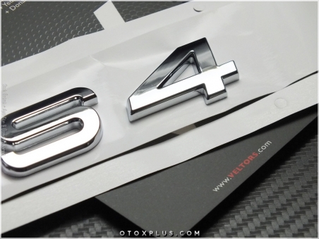 Audi A4 Serisi RS4 Bagaj Yazı Logo Amblem