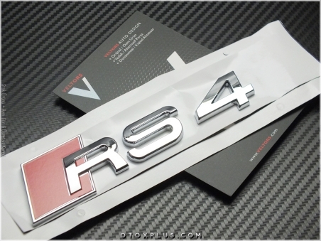 Audi A4 Serisi RS4 Bagaj Yazı Logo Amblem