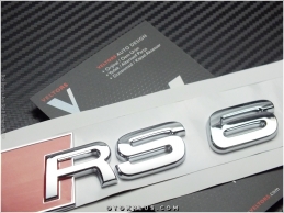 Audi A6 Serisi RS6 Bagaj Yazı logo Amblem