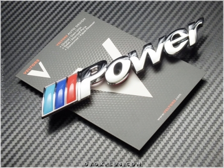 BMW M Power Bagaj Logo Amblem