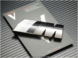 BMW Black Silver M Bagaj Yazı Logo Amblem