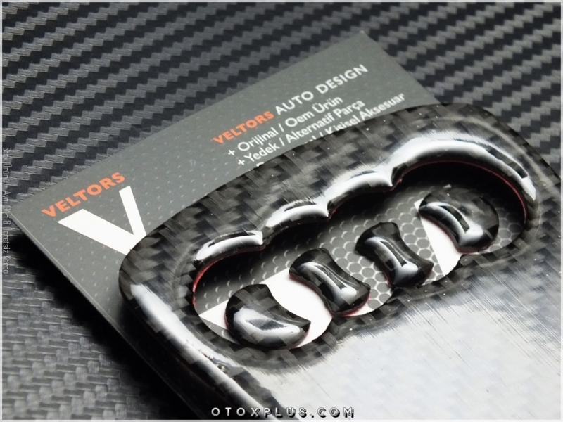 Audi Carbon / Karbon Airbag Direksiyon Logo Amblem Kaplama Seti Audi Carbon / Karbon Airbag Direksiyon Logo Amblem Kaplama Seti