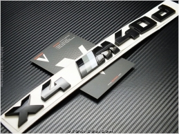 BMW X4 Glossy Black / Parlak Siyah X4 M40d Bagaj Yazı Logo Amblem Seti